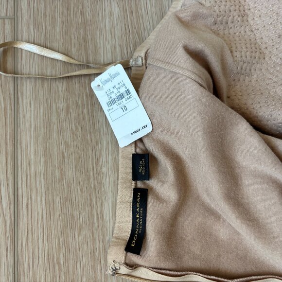 Donna Karan Vintage Beige Strapless Embellished Dress - Picture 6 of 6